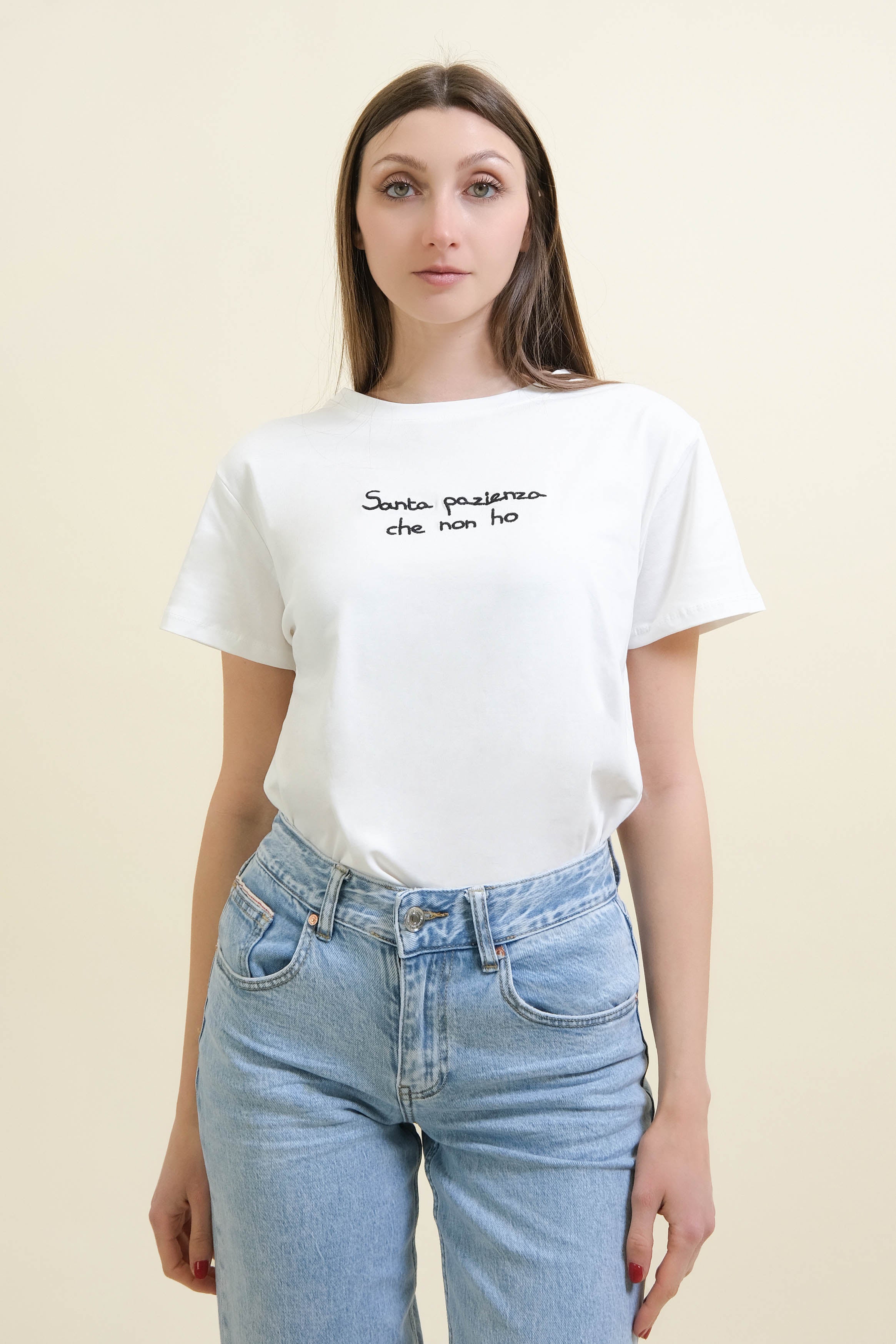 T-SHIRT "SANTA PAZIENZA CHE NON HO"