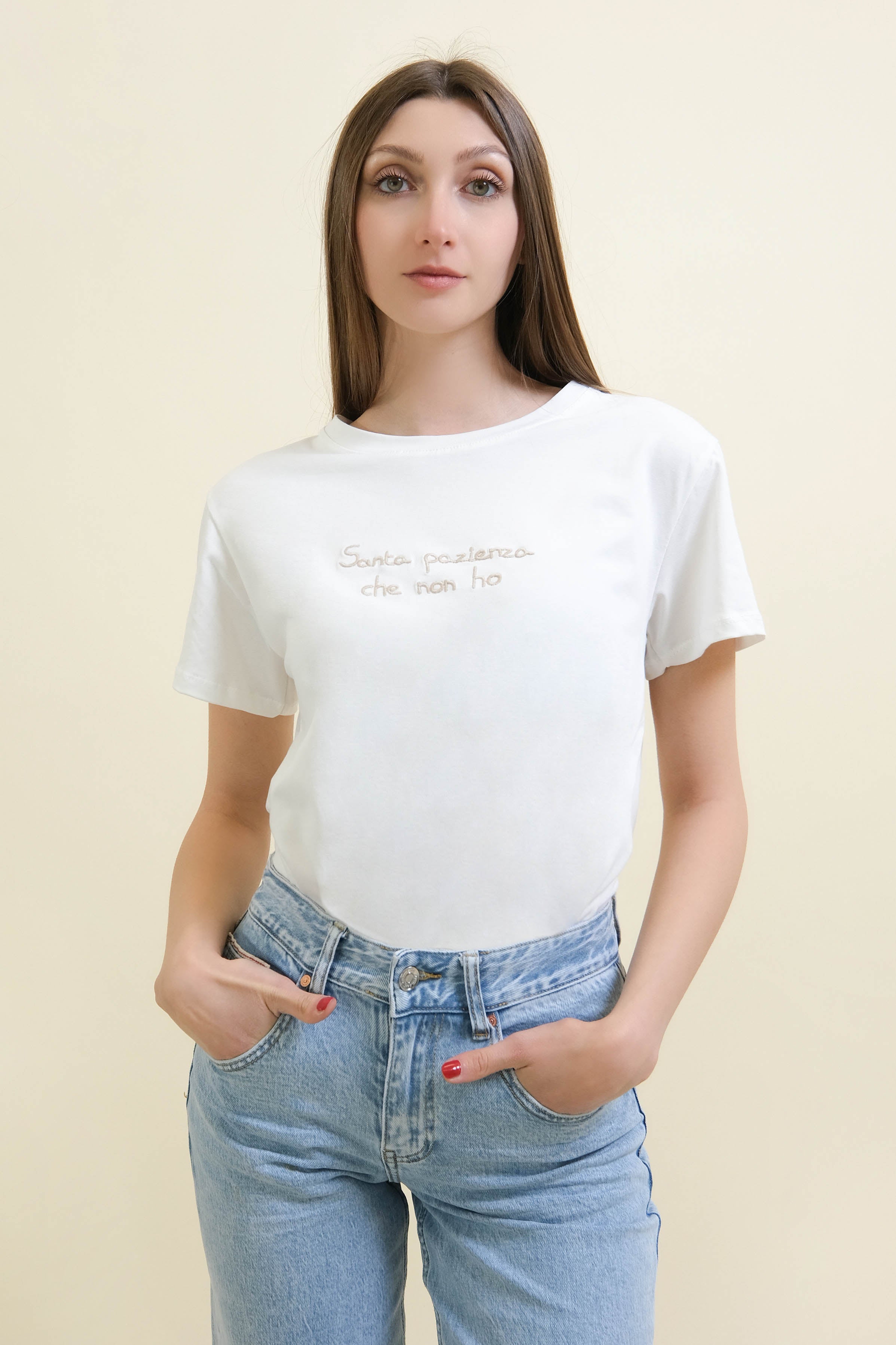 T-SHIRT "SANTA PAZIENZA CHE NON HO"