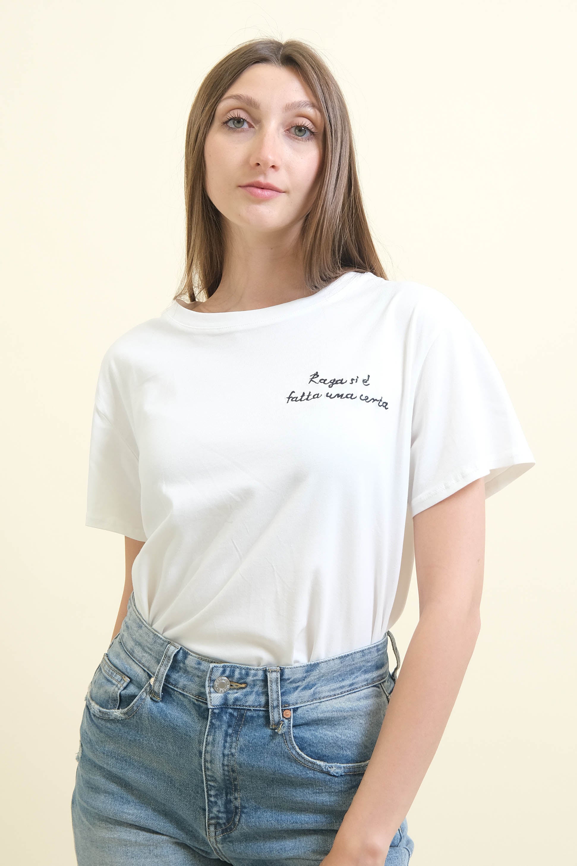 T-SHIRT "RAGA SI E' FATTA UNA CERTA"