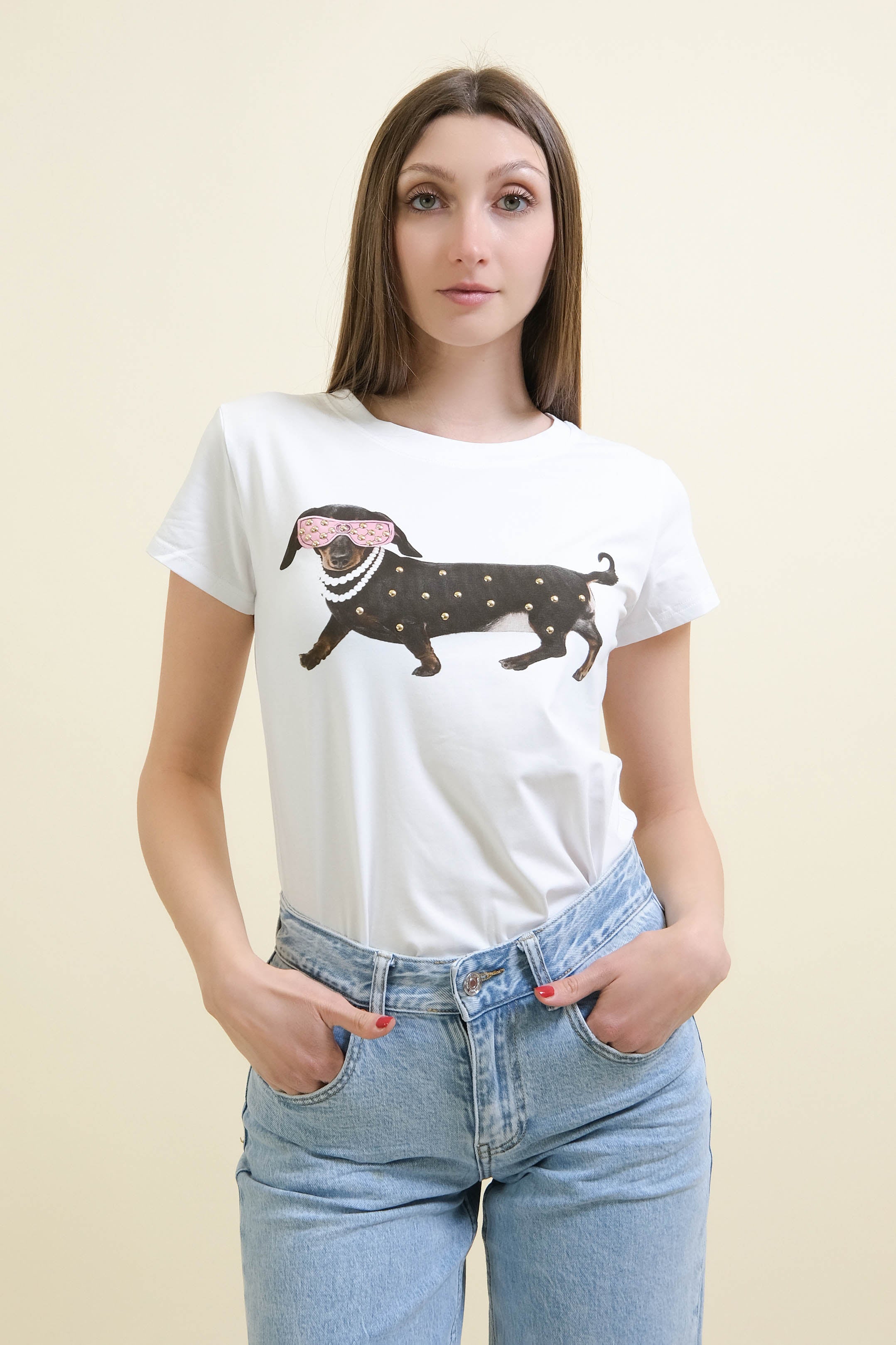 T-SHIRT BASSOTTO CHIC