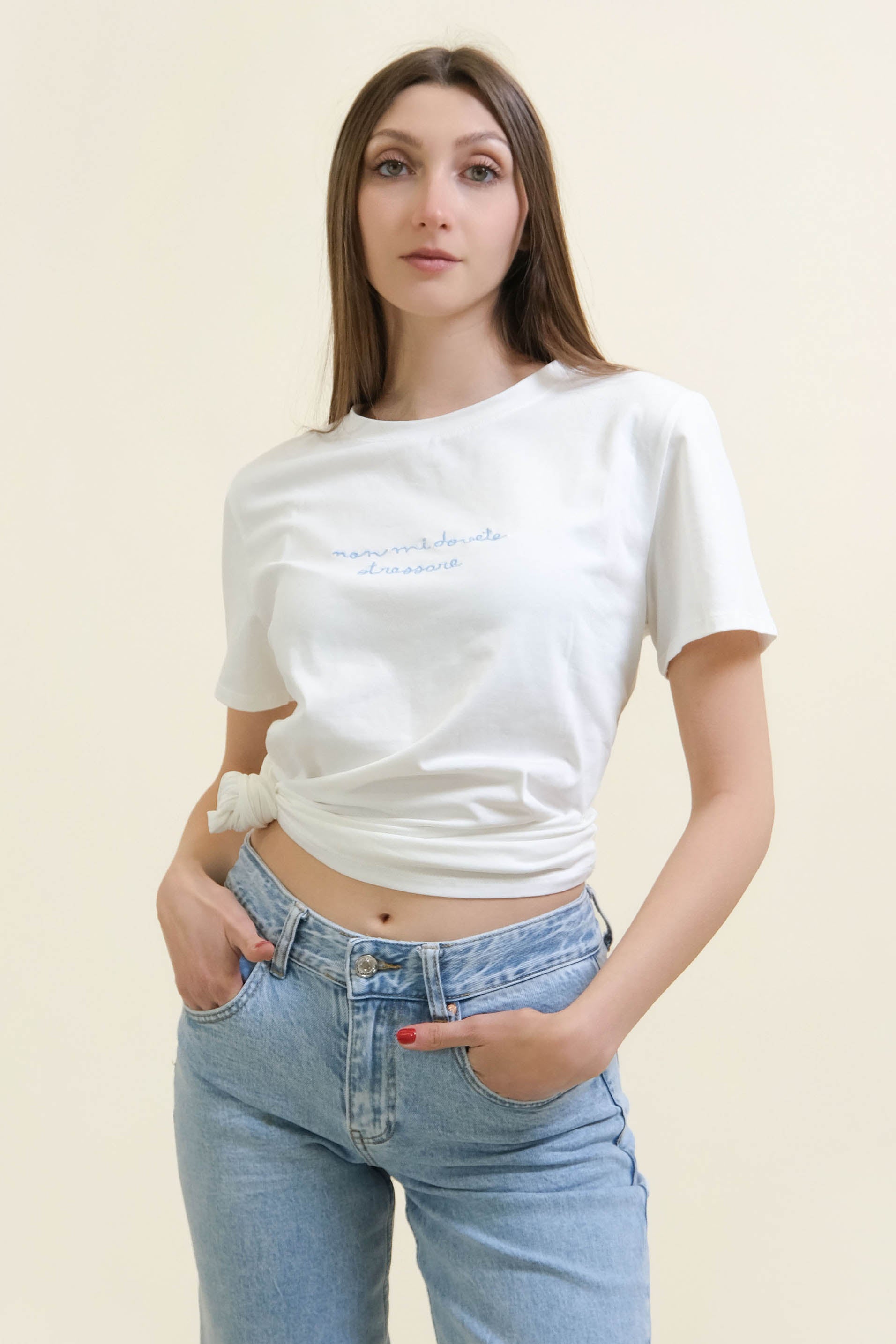 T-SHIRT "NON MI DOVETE STRESSARE"