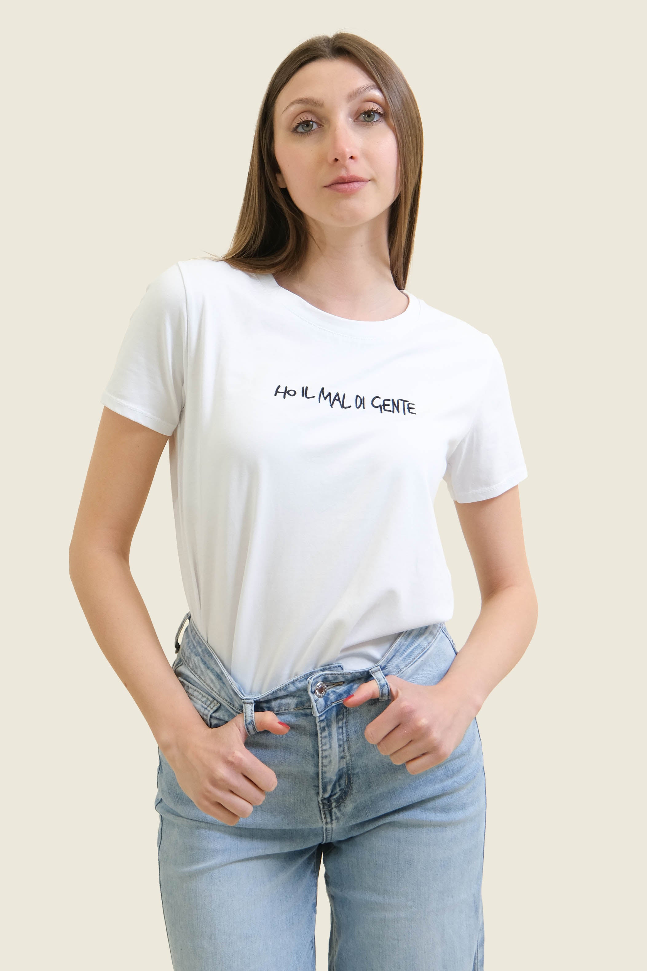 T-SHIRT "HO IL MAL DI GENTE"