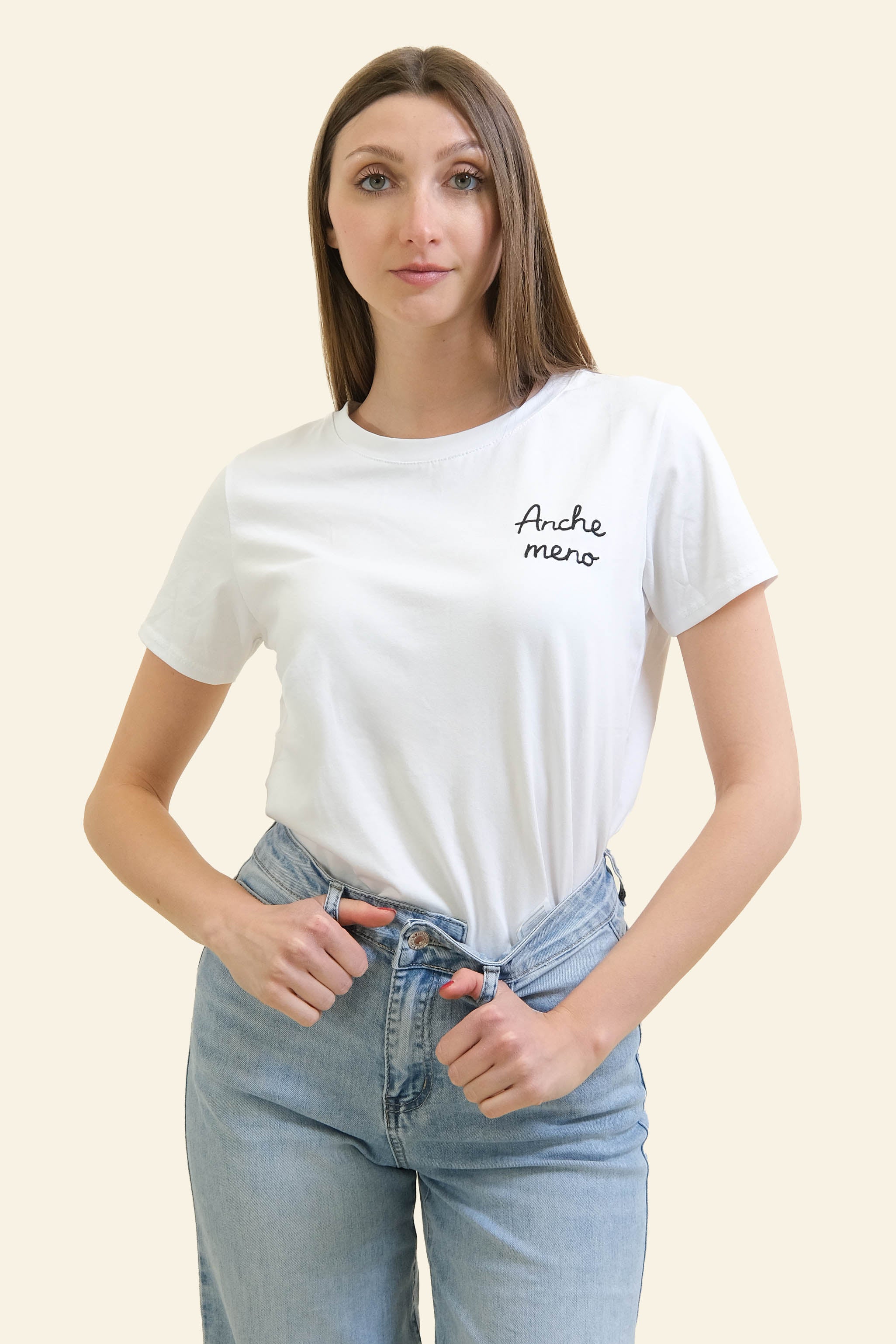 T-SHIRT "ANCHE MENO"