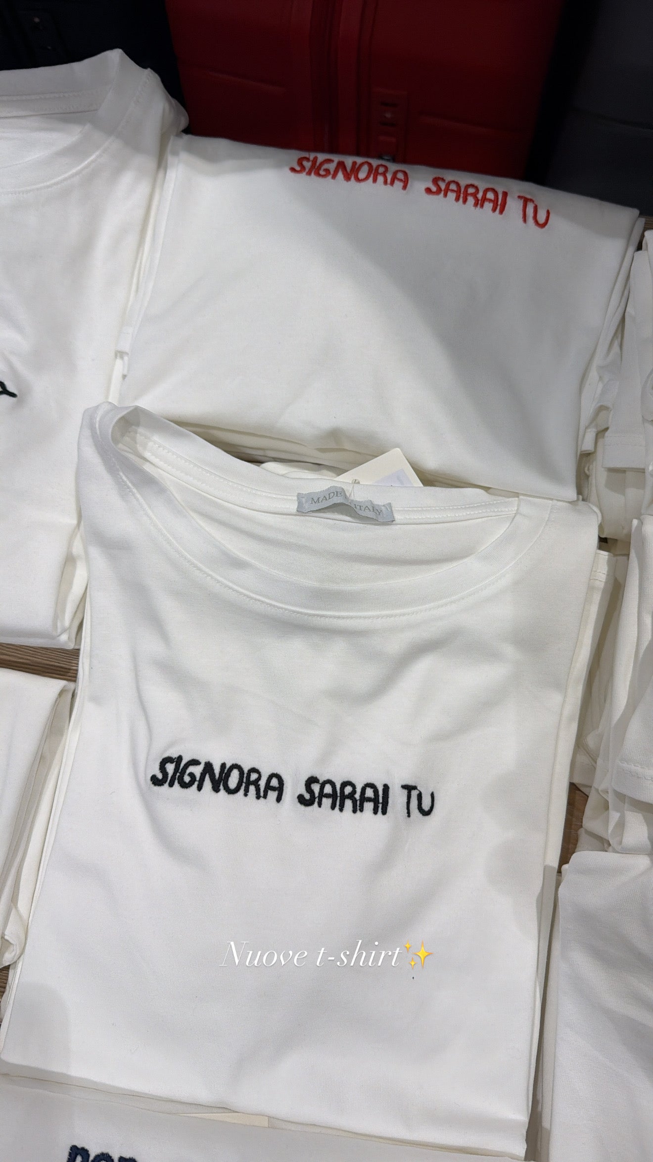 T-SHIRT “SIGNORA SARAI TU”