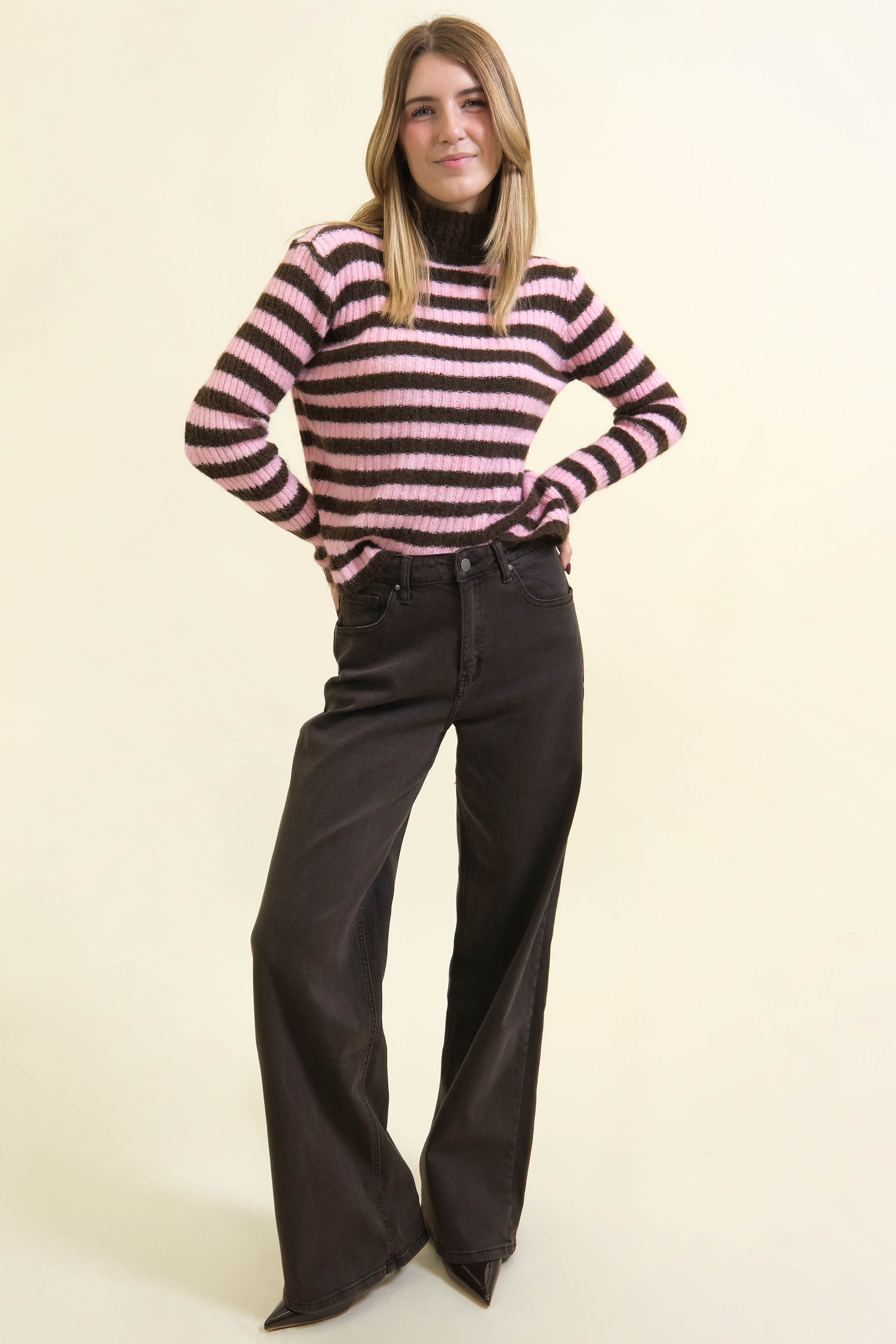 MAGLIA STRIP MARSHMELLOW