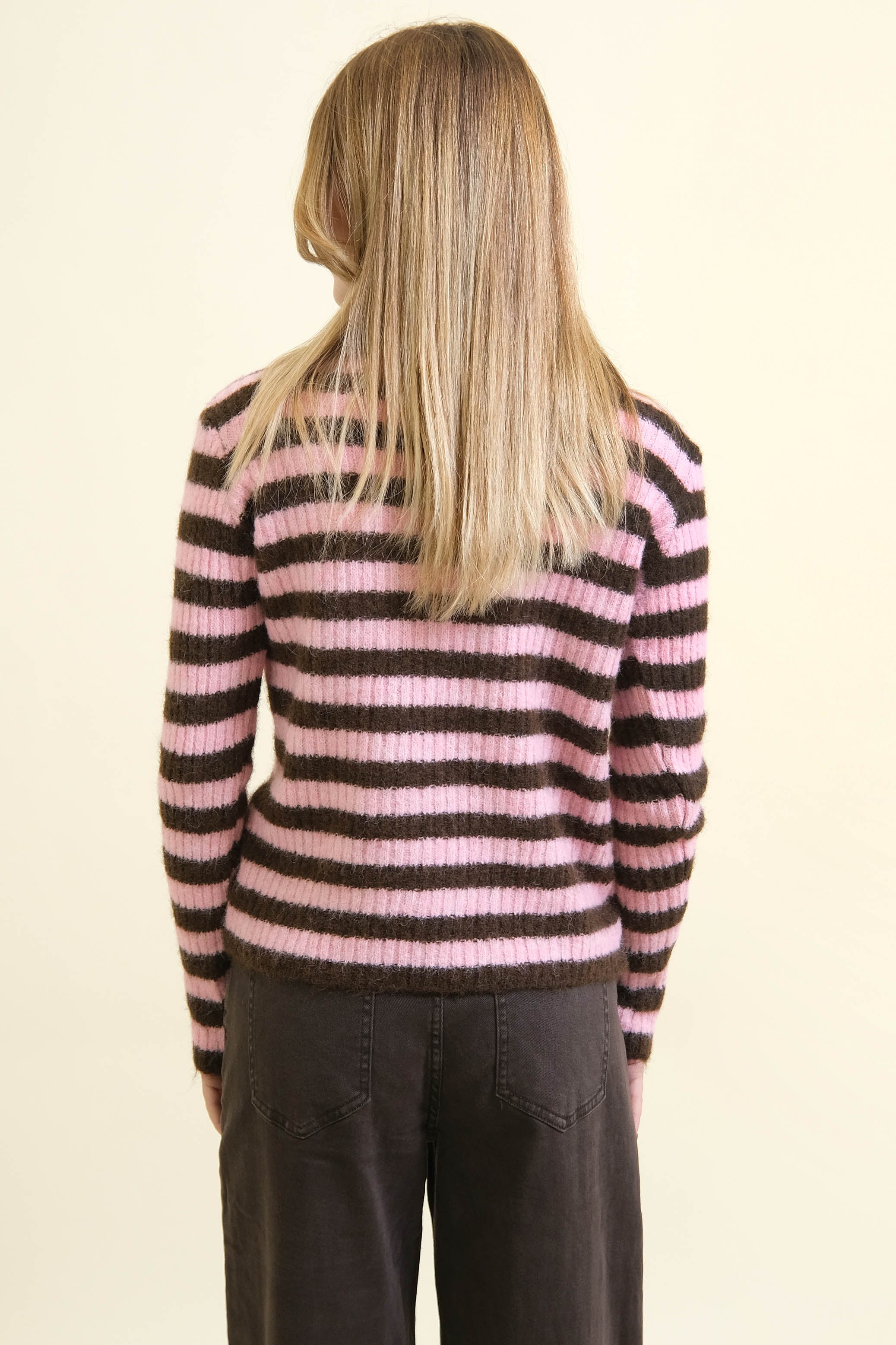 MAGLIA STRIP MARSHMELLOW