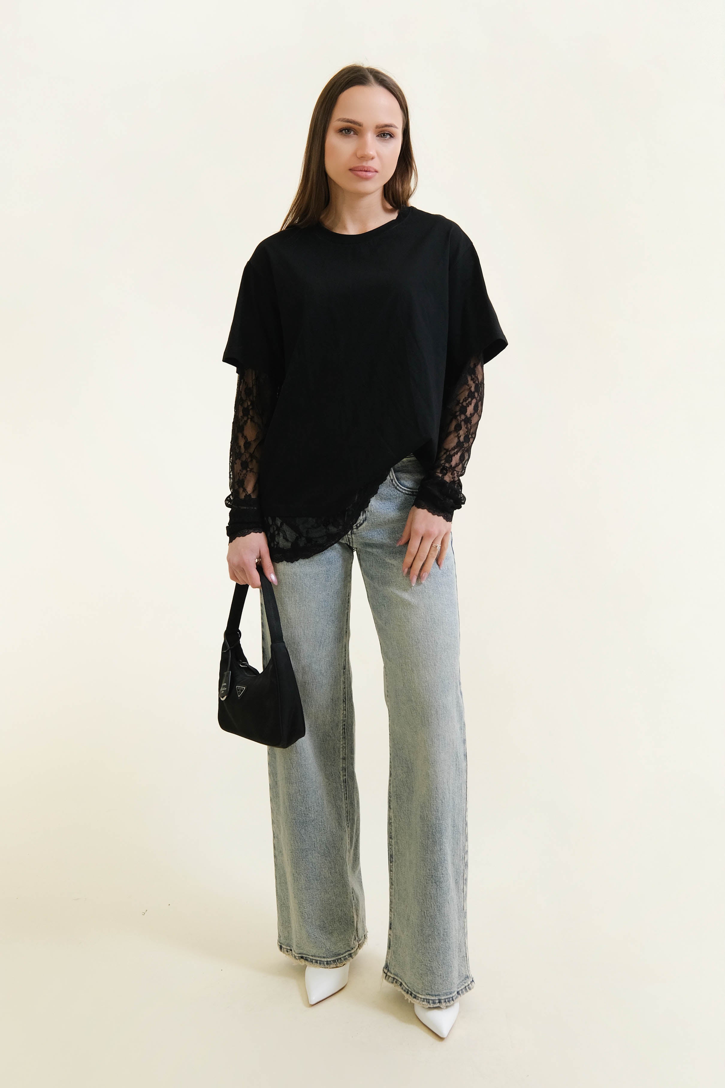 T-SHIRT DUO LACE