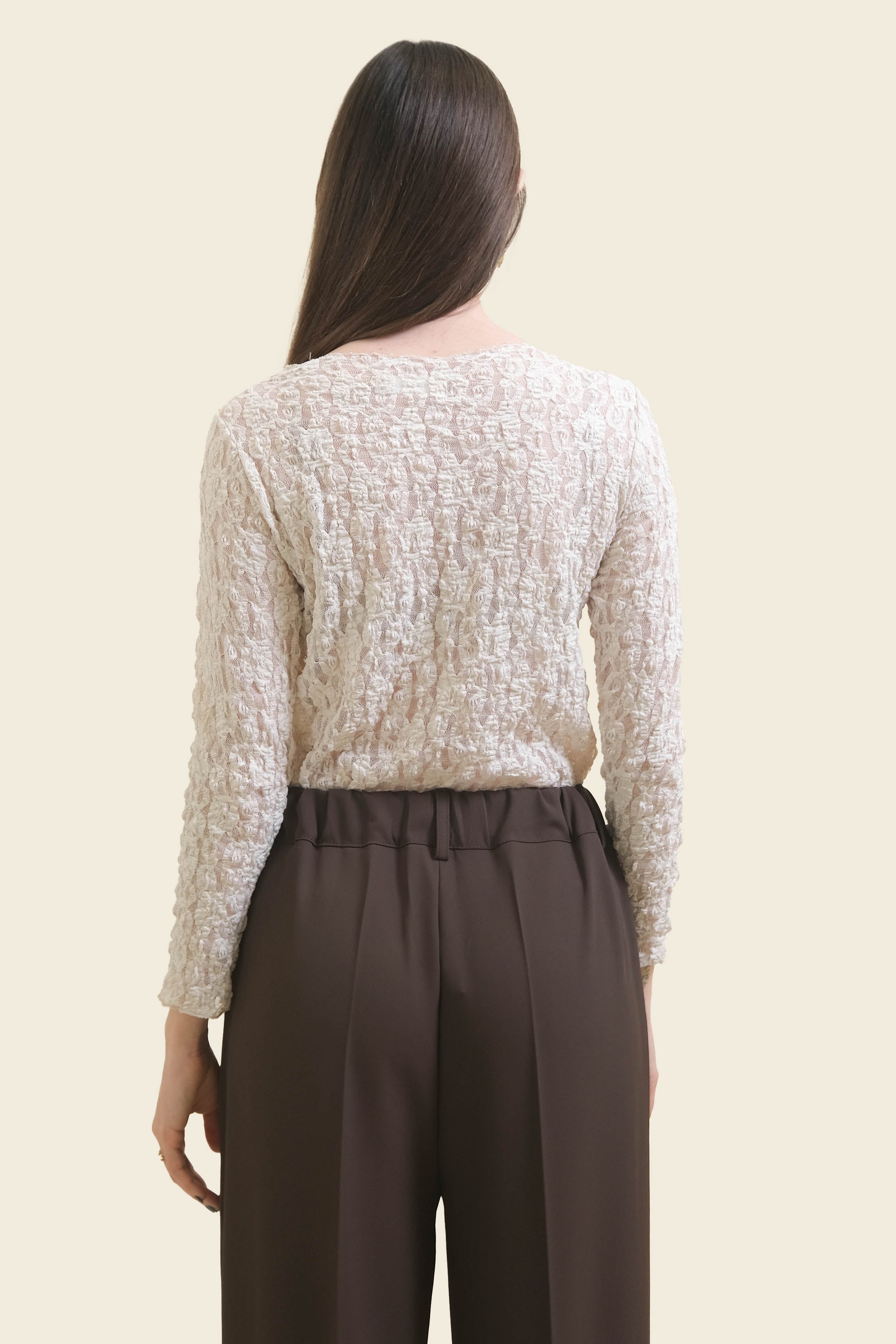 MAGLIA PIZZO VICHY 3D
