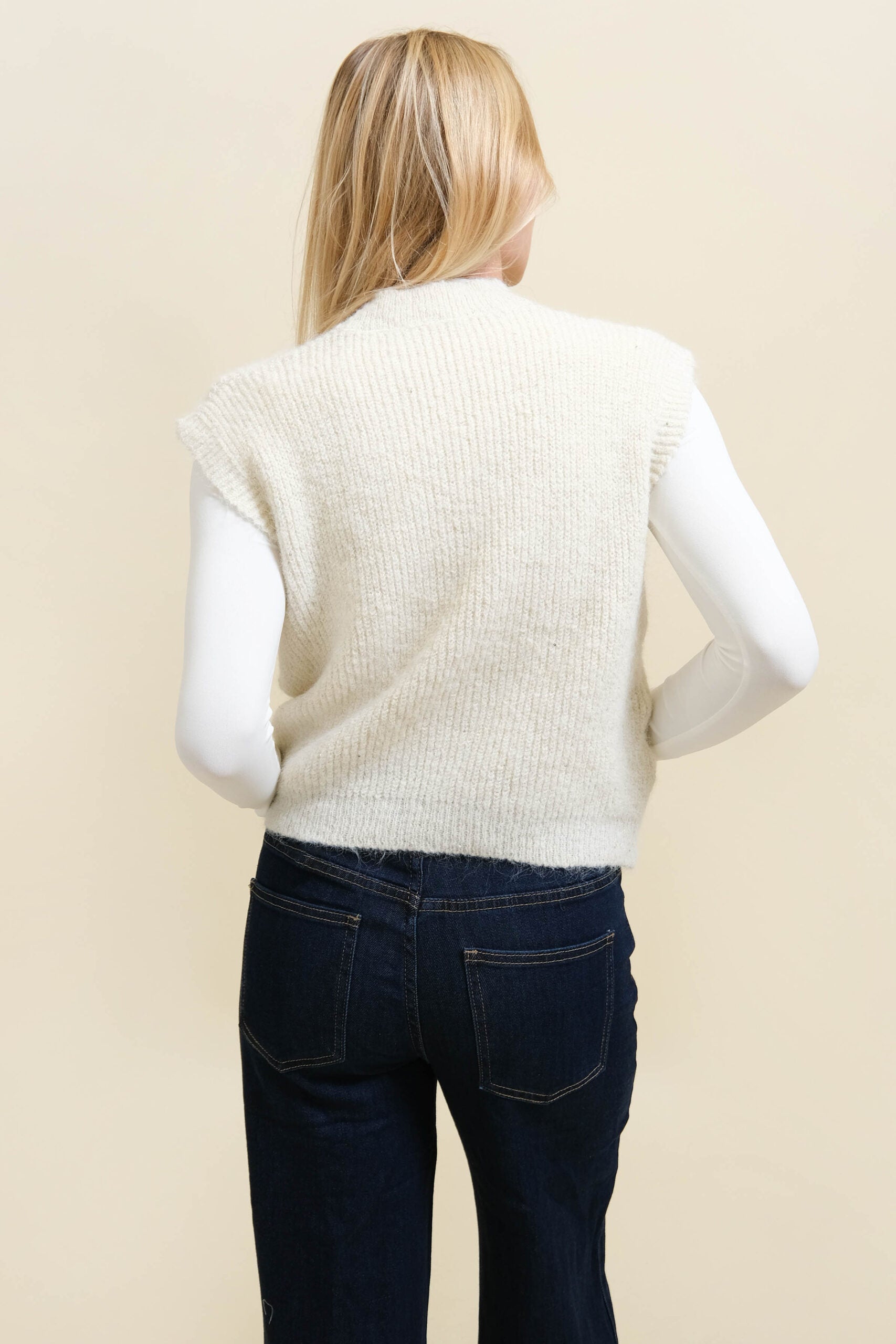 GILET CREAM GLOW