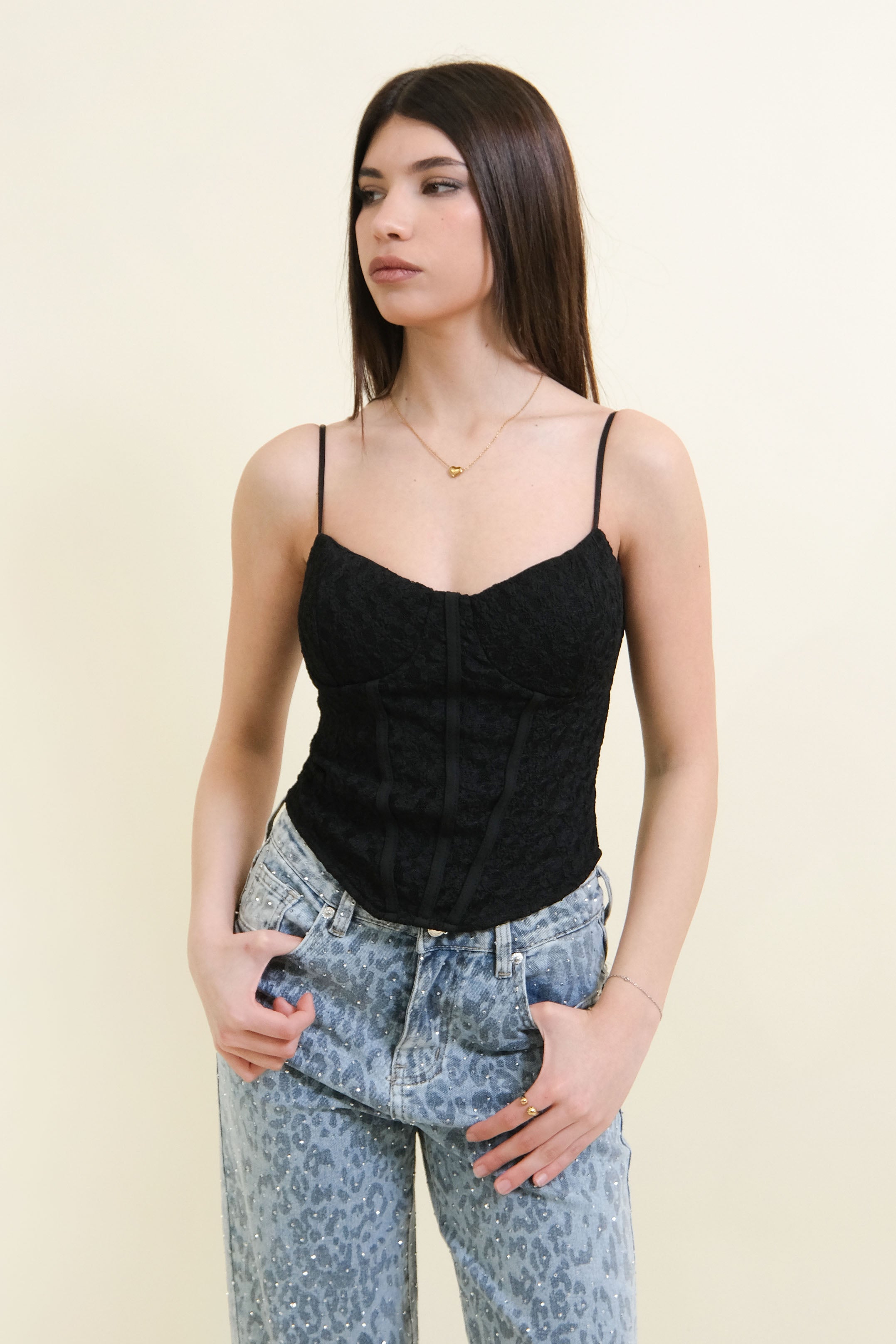 TOP VELOUR CHARM