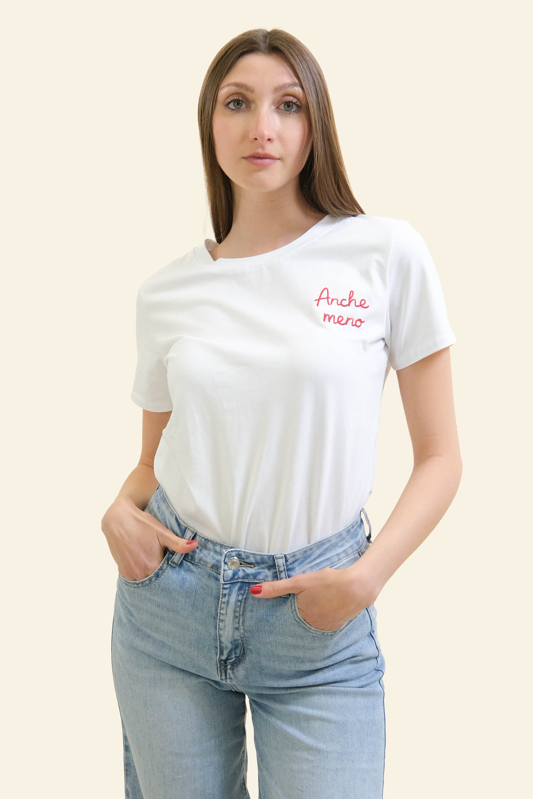 T-SHIRT "ANCHE MENO"