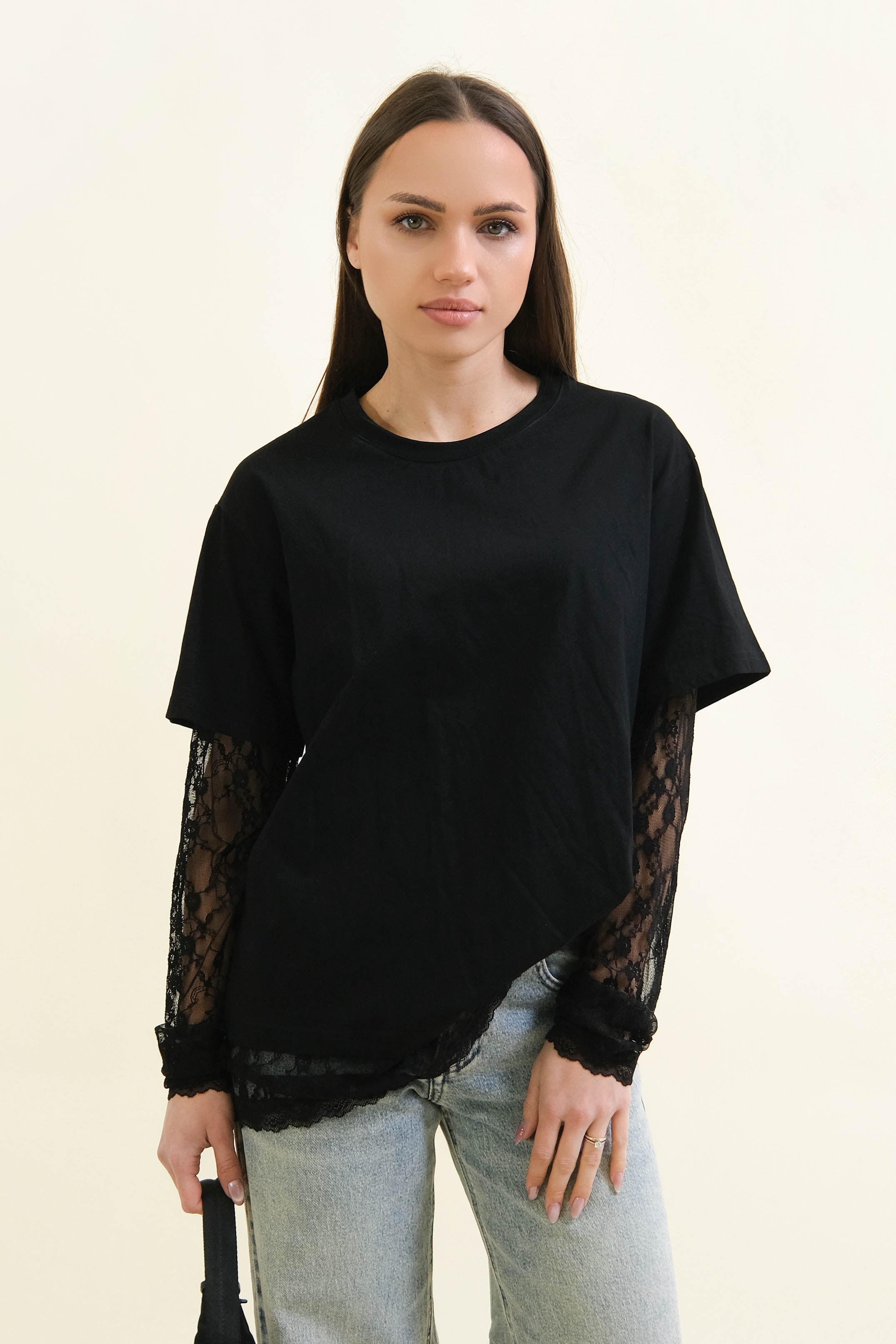 T-SHIRT DUO LACE