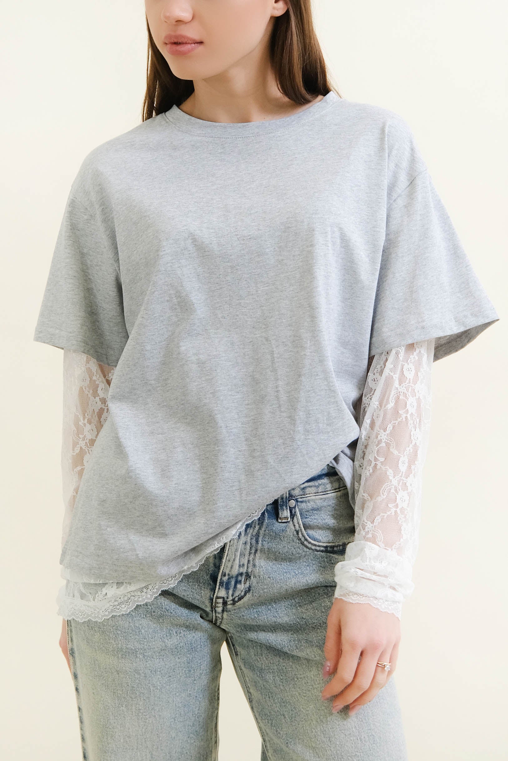 T-SHIRT DUO LACE
