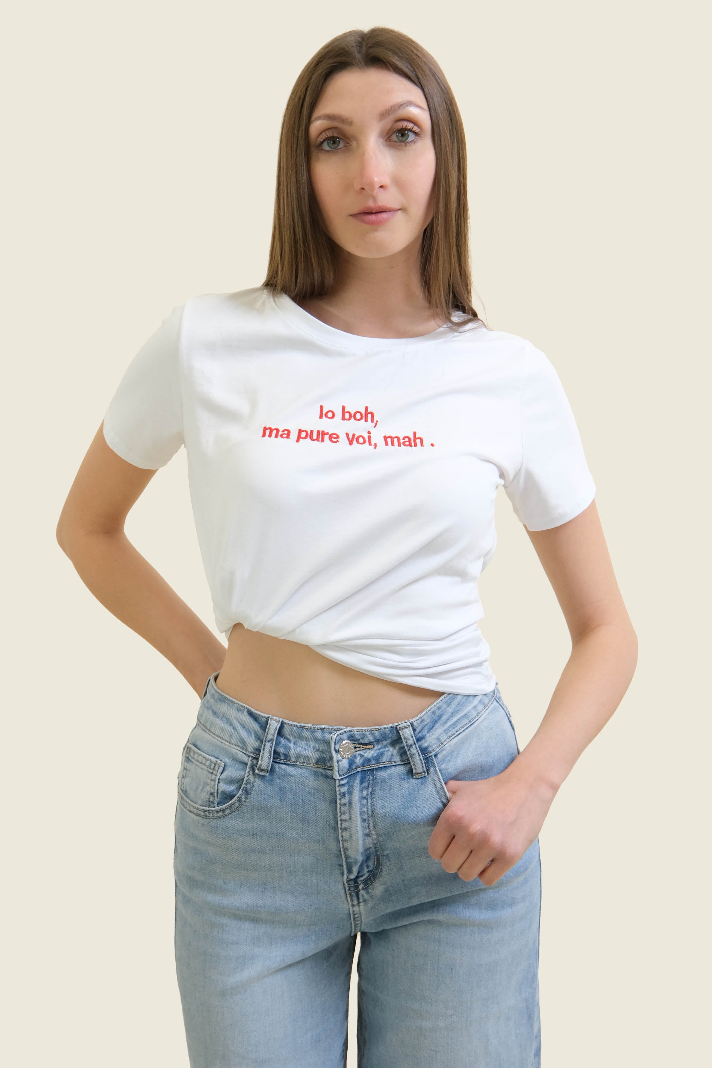 T-SHIRT "IO BOH, MA PURE VOI, MAH."