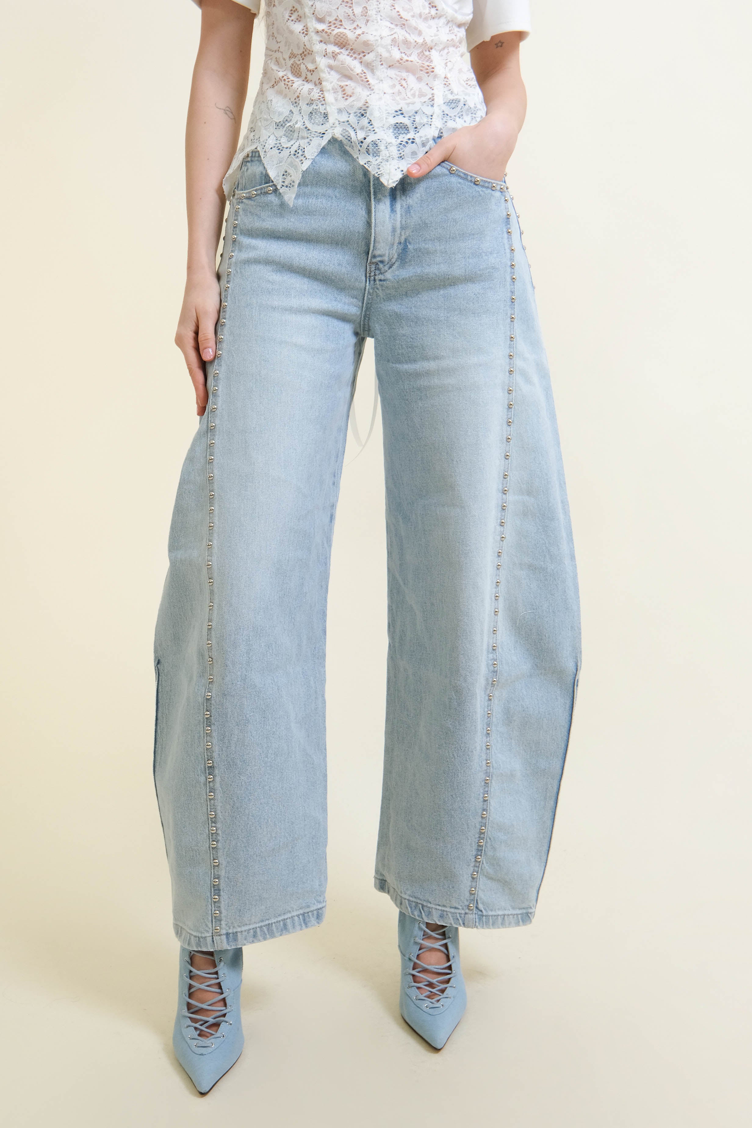 JEANS METAL CHIC