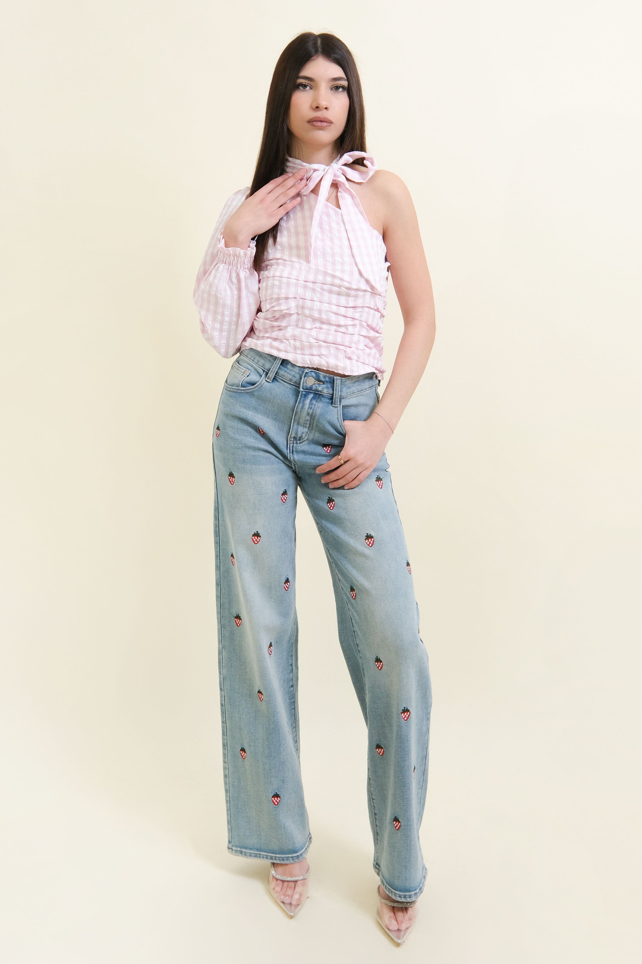 JEANS STRAWBERRY SWING